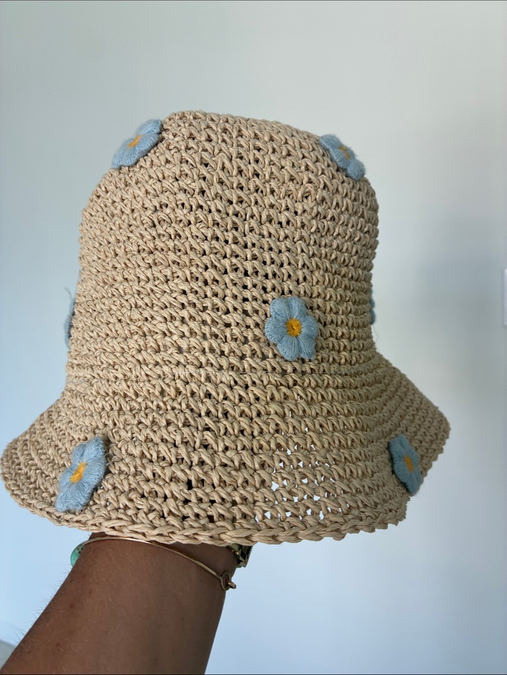 Cider Natural Tan Woven Bucket Hat